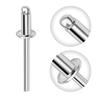 Gabex Flat-Head Blind Rivets, Aluminum/Steel, 2.4–6.4 mm, Professional Quality (3.2 x 6 mm, 500 pcs.) view 1