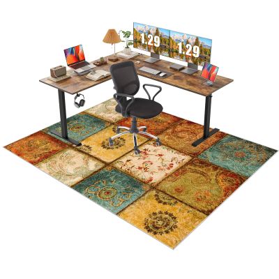 Floor Protection Mat for Office and Gaming Chairs, 100 x 130 cm