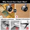 Floor Protection Mat for Office and Gaming Chairs, 100 x 130 cm view 4