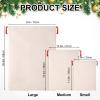 Personalized Santa Sack with Photo Text and Drawstring view 2