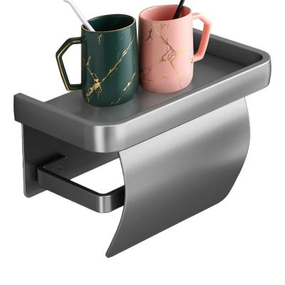 Uhngw Toilet Paper Holder with Shelf