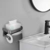Uhngw Toilet Paper Holder with Shelf view 3