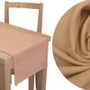 Voppi Caramel Decorative Table Runner, 120 cm, Smooth Solid Color view 2