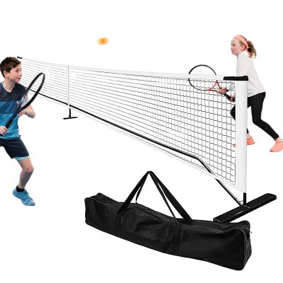 Generico Portable 22 ft Tennis Net for Tennis and Badminton