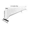 Generico Portable 22 ft Tennis Net for Tennis and Badminton view 2