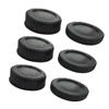 5-Piece Black Plastic Camera Body and Rear Lens Cap Set for DSLR Cameras view 4