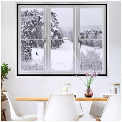 Thermo Cover Window Insulation Film, 50 x 200 cm, Black