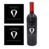 MilaBoo Bottle Label 11 x 11 cm for Wine, Sparkling Wine, or Other Bottles view 1
