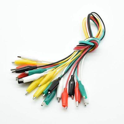 ICXLPMC 20-Piece Double-Ended Test Lead Cables with Test Clamp Connectors