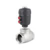 Stainless Steel T-Type Pneumatic Threaded Globe Valve, PTFE Seal, 1/2"–2", Single-Acting view 3