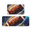 Galaxy Space American Football Printed Kitchen Mats, 2-Piece Set view 1