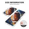 Galaxy Space American Football Printed Kitchen Mats, 2-Piece Set view 2