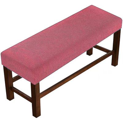 Stretch Bench Cover for Dining Bench, Dark Pink, 90–120 cm