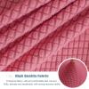 Stretch Bench Cover for Dining Bench, Dark Pink, 90–120 cm view 3
