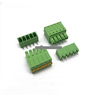 ICXLPMC 2-Set KF15EDGKD/2EDGKD 2/3/4/5/6/7/8-Pin 3.81 mm Spring Plug-In Screwless Pluggable PCB Terminal Block Connector, Straight Pin Set 11