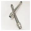 1-Piece 304 Stainless Steel Bellows Water Inlet Hose for Fan Coil Units and Central Air Conditioning, DN20, 3/4 in, 25 cm view 1