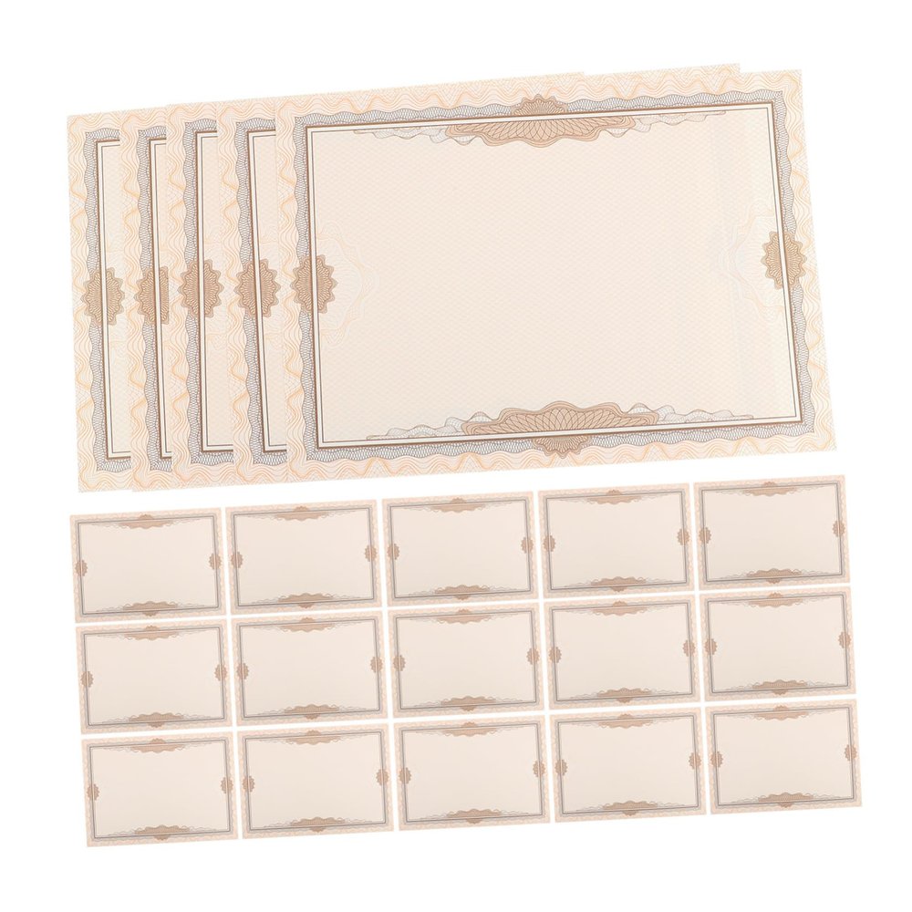 100 Sheets Blank Certificate Paper for Academic Certificates
