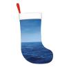 Tnnutp Blue Ocean Sea Christmas Stockings with White Plush Cuff, Black, One Size view 4
