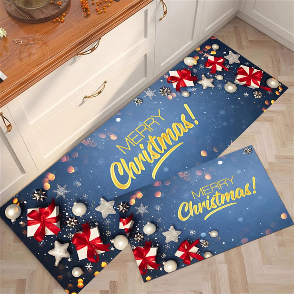 Highdi Kitchen Runner, Absorbent Washable Non-Slip Rug, 50 x 80 cm