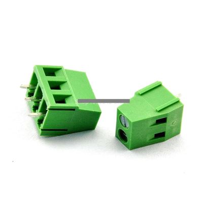 ICXLPMC 10-Pack KF128 5.0 mm Pitch PCB Terminal Blocks, 2-Position/3-Position, Stackable, KF-128 PCB Screw Terminal Block Connectors, 5 mm (3P)