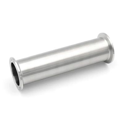 304 Stainless Steel Pipe Fitting Spool Tube with Clamp, Lengths 100/152/200/254/300 mm, OD 19/25/38/45/51 mm, Ferrule 50.5/64 mm (1 Pipe, 100 mm Length, OD 25 mm x Ferrule 50.5 mm)