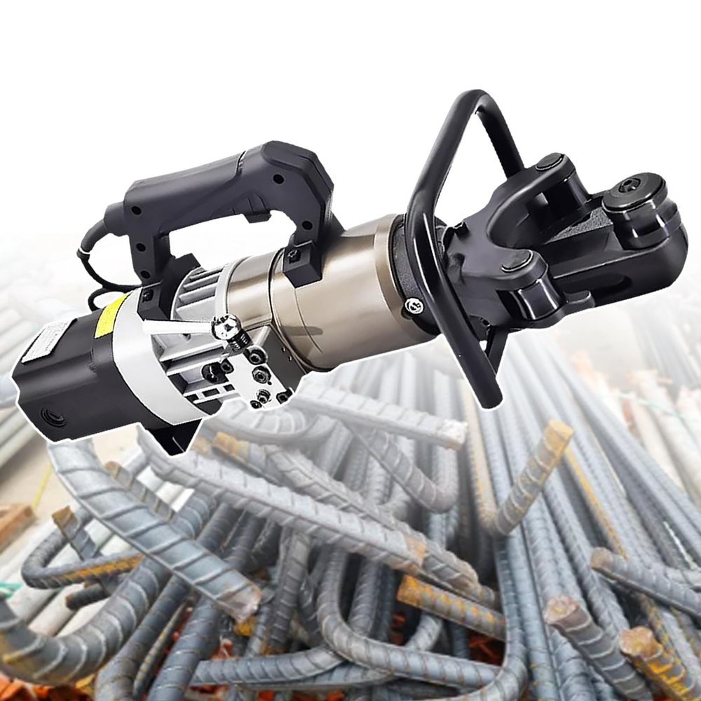 Portable Hydraulic Rebar Bender, Pure Copper Motor, 0–35° Bending Angle, 1200/1800 W, 18–28 mm, 220 V