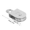 3-Inch Single-Sheave Block, 316 Stainless Steel, 1,653.5 lb Capacity view 3