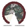 Koala-Printed Christmas Tree Skirt, 121.9 cm, Red Plaid view 3
