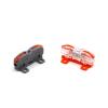 ICXLPMC Wire Connector, 2/3/4/5-Pin Splice Terminal Blocks for LED Strip Lighting, Quick Connectors, Conductor Rail Connector Base (P421A, One Size) view 4