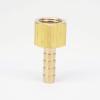 ICXLPMC 1/4" NPT Female Thread x 1/4" Tube ID Barb Fitting, Brass Hex Pipe Fitting view 4