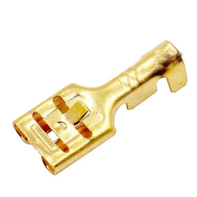ICXLPMC 50-Piece DJ621-E9.5C Female High-Current Automotive Relay Terminals, 9.5 mm, 0.5 mm Thick, for 2–2.5 mm² Wire