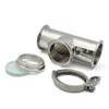 1.5–4 in. Flow Pipe Optical Sight Glass Tube, 38–102 mm OD, SUS304 Stainless Steel, ICXLPMC (1 UK, 63 mm × Ferrule 77.5) view 4
