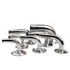 1 pc 12.7/14/16/19/25/32/38/45/51 mm O.D. SS304 Hose Barb Pipe Fitting, 1.5 in, 2 Tri-Clamp, 50.5/64 mm Ferrule, 90-Degree Elbow, RUAJOGYNVM (51 mm Ferrule, 64) view 3