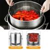 AIZYR Stainless Steel Soup Pot and Turkey Fryer with Basket, 50 cm view 2