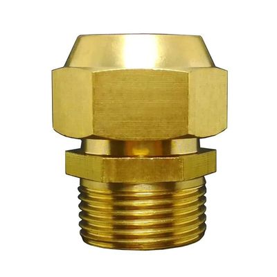 QMIQXIWS Straight Male-to-Flare Tube Brass Union Connector, 1/8"–1/2" x 6–12 mm