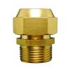 QMIQXIWS Straight Male-to-Flare Tube Brass Union Connector, 1/8"–1/2" x 6–12 mm view 1