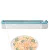 JIEBWCHA Magnetic Plastic Wrap Dispenser and Cutter view 1