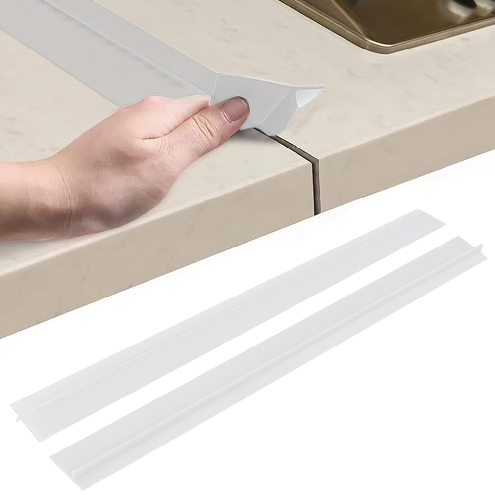2-Pack Silicone Countertop Joint Sealing Strips