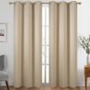 LIJIAO Blackout Thermal Curtains, 230 x 240 cm, Beige, Set of 2 view 2
