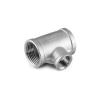 1/4"–2" NPT Female-Thread Reducing Tee, Type 304 Stainless Steel, DN6–DN50 view 2