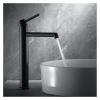 RFXOGTYFZ Brushed Gold Bathroom Faucet, Single-Handle Basin Mixer, Black Tall view 1