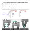 Generic NBR O-Ring Gasket, 3 mm Cross-Section, 10–80 mm OD, Oil-Resistant, Round Washer (10 pcs, 44 mm OD × 38 mm ID) view 3