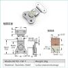 XK705-1 Parallel Rotary Latch K3-1660-52, 1 pc. (XK705-1W-T) view 2
