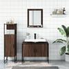 Lauuoeriau 3-Piece Bathroom Cabinet Set, Brown Oak view 3