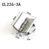 CL226-3A with Vertical Screw Hinge, Industrial Machinery and Equipment Box Door Hinge, 40 x 40 mm, Heavy-Duty Corner Hinge, 1 Piece view 2