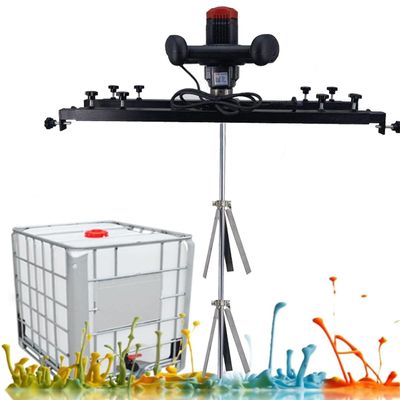IBC Air Agitator, 3,200 W Commercial Pneumatic/Electric Mixer, 0–800 RPM, Folding Propeller