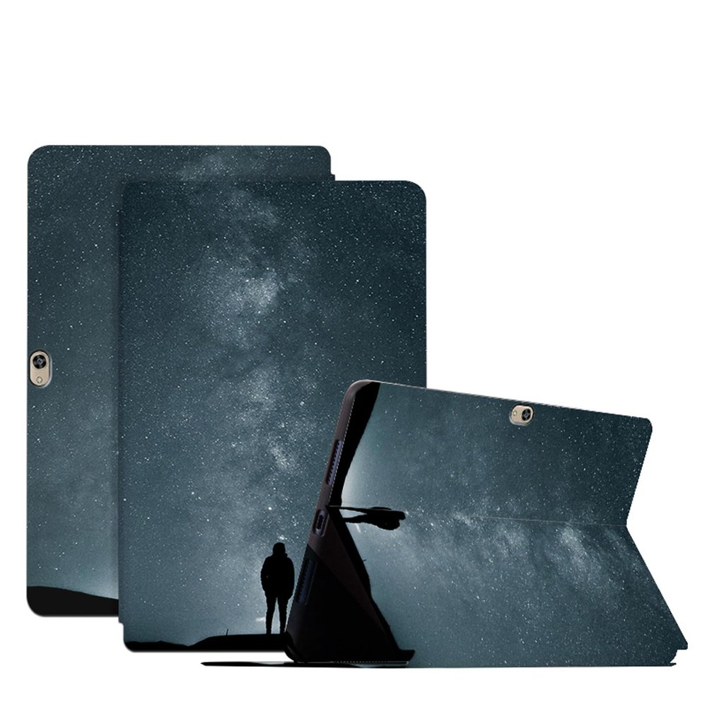 DayQiQiPu Flip Case for Huawei MediaPad M2 10-Inch, Star River Pattern, Design 04
