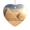 Egyptian Pyramid in Desert Printed Acrylic Ornament view 1