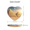Egyptian Pyramid in Desert Printed Acrylic Ornament view 4