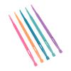 Colorful Plastic Sewing Thang Set, 5-Piece Large-Eye Needle Set view 4